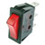 ZF Electronics - TRG22F2BBREN - QC 250VAC 16A No Legend Red Neon Illuminated Concave ON-OFF SPST Rocker Switch|70462041 | ChuangWei Electronics