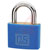 RS Pro - 7816001 - Blue Plastic Coated Brass Padlock|70615065 | ChuangWei Electronics