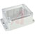 Bud Industries - PN-1323-CMB - PN Series 4.53x3.54x2.17In Gray/Clear Lid Polycarbonate,UL94HB Flanged Enclosure|70148154 | ChuangWei Electronics