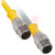 TURCK - WSB 3T-6 - 250 V 4 A Brass 22 AWG 6 Yellow Right Angle Connector, Cordset|70036044 | ChuangWei Electronics