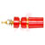 Mueller - BU-P3750-2 - Red Binding Post with Brass Contacts and Gold Plated - 9.53mm Hole Diameter 15A|70272536 | ChuangWei Electronics
