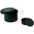 SCS - 4015 - 3.81 x 4.69 in. Velostat Black Conductive Container with lid, Round|70237372 | ChuangWei Electronics