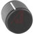 Kilo International - DD-75-4-6 - Black Matte Saw Cut Line Screw Shaft Sz 0.125in Dia 0.75in Instrumentation Knob|70126051 | ChuangWei Electronics