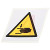RS Pro - 8134454 - 100x100mm Hazard Warning Crushing of Hands Sign with Pictogram Only Vinyl|70656038 | ChuangWei Electronics