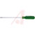 Apex Tool Group Mfr. - R3324V - 3/32 IN. X 4 IN. ROUND BLADE POCKET CLIP STYLE SCREWDRIVER GREEN HANDLE CARDED|70222940 | ChuangWei Electronics