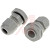 RS Pro - 8229640 - IP68 3.5 - 6mm Cable Dia Range PG7 Grey Nylon Cable Gland With Locknut|70656158 | ChuangWei Electronics