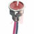 SloanLED - 109-21 - Nickel Plated Brass 6InWire Lead 2VDC T-1 0.197In Red LED Indicator,Pnl-Mnt|70015403 | ChuangWei Electronics