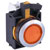 IDEC Corporation - CW4P-2EQ4A - Amber 22mm flush mnt 24V LED Ext Rnd mtl bzl Indicator|70234229 | ChuangWei Electronics