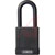 ABUS USA - 74/40 KD 1-1/2 BLK - Black KD Shackle 1/4in D 1-1/2in H 3/4in W 1-1/2in W Plastic Covered Padlock|70566999 | ChuangWei Electronics
