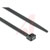 RS Pro - 233493 - 380mmx7.6 mm Black Nylon Non-Releasable Cable Tie|70637498 | ChuangWei Electronics
