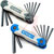 Apex Tool Group Mfr. - 56632G - Dual Mat. Cases Temp. Alloy Steel 17-Key Fold-Up Sae/Metric Hex Set Allen Wrench|70343001 | ChuangWei Electronics