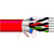 Belden - 89503 002500 - CMP Red FEP jkt Foil/Braid FEP ins TC 7x32 24AWG 3Pr Cable|70004771 | ChuangWei Electronics