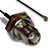 Amphenol RF - 336206-12-0150 - 150 mm TNC Bulkhead Jack RP to AMC Plug on 1.13mm cable|70381665 | ChuangWei Electronics