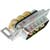Amphenol Commercial - LCC17-A3W3PA-4N0 - 3W3 55A CoolPowerSeries 8AWG 3Power SolderCup RtAngle Socket Power D-Sub Conn|70241858 | ChuangWei Electronics