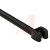 HellermannTyton - 109-00055 - Q120R 420mm x 7.7 mm HellermannTyton Black Nylon Non-Releasable Cable Tie|70282496 | ChuangWei Electronics