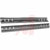Bud Industries - PMR-9453 - Smooth Black 12 ga. Steel #10-32 Tapped 70 in. Rails, Panel Mounting|70149158 | ChuangWei Electronics