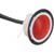 VCC (Visual Communications Company) - 2620K1 - 4.40/4.80 in. Polycarbonate White Nylon 105-125 VAC Neon Red Indicator,Pnl-Mnt|70130113 | ChuangWei Electronics