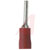 Thomas & Betts - TV18-12PT-XV - Tin Red 0.173 in. Vinyl Funnel Entry Insulated 22-18 AWG Bullet Terminal|70092555 | ChuangWei Electronics