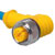 TURCK - WK 4.43T-10 - 4 cond., 10 meters Yellow Cordset, Right-Angle M12 Female to Cut-end|70034819 | ChuangWei Electronics