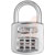 ABUS USA - 160/40 - Steel-Chrome Shackle 6mm D 42mm W 70.5mm H 3 Dial Combo Padlock|70567028 | ChuangWei Electronics
