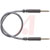 Pomona Electronics - 4279-12 - PVC Black (Plug), Gray (Cable) PVC Brass (Plug) Bantam Plug Cable Assembly|70197171 | ChuangWei Electronics