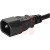 Schurter - 6007.0212 - 3 x 1.0 mm^2 Black 10 Megohms (Min.) @ 500 VDC 250 VAC A Cordset|70080819 | ChuangWei Electronics