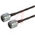 L-com Connectivity - CA-NMNMA002 - Pigtail 2 ft 195-Series N-Male to N-Male cable assembly|70126516 | ChuangWei Electronics