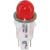 VCC (Visual Communications Company) - 1090QA1-28V - 0.187 Terminals Lens, Dome 28V 0.50 In Red Indicator, Pnl-Mnt:Incandescent|70130229 | ChuangWei Electronics
