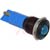 APEM Components - Q16P1BXXB12E - Solder 12VDC Blue Fixed Blk Chrome Prominent Metal 16mm Sealed LED Indicator|70066246 | ChuangWei Electronics