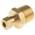 RS Pro - 286771 - 1/2in BSPT 6mm ID Brass comp gland|70637827 | ChuangWei Electronics