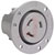 Pass & Seymour - L730FO - Gray NEMA:L7-30R 277V 30A 3 Wire Ground Turnlok Flanged Outlet Outlet|70050646 | ChuangWei Electronics