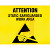 SCS - ESDSIGN8.5X11 - Black on yellow 8.5 x 11 In. ESD Warning Sign|70112874 | ChuangWei Electronics