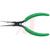 Apex Tool Group Mfr. - LN774512 - 5 1/2 In. Long Nose Wiring And Pick-Up Plier With Green Cushion Grips Xcelite|70222576 | ChuangWei Electronics