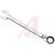 Apex Tool Group Mfr. - FRR28 - Steel Chrome Fin 11.22In. Long 7/8In. Combo Reverse Ratcheting Wrench Crescent|70222272 | ChuangWei Electronics