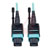 Tripp Lite - N844-05M-12-P - Tripp Lite 5M MTP / MPO Patch Cable 12 Fiber 40GbE Aqua OM3 Plenum 16ft|70590813 | ChuangWei Electronics