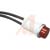 Wamco Inc. - WL-1050C1 - 22AWG Wire Leads Lens,High Hat 105-125 VAC 0.500 In Red Neon Indicator,Pnl-Mnt|70118212 | ChuangWei Electronics