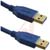 GC Electronics - 45-1431-3 - 9.843 Ft. Blue USB 3.0 A to A Plug Cable Assembly|70232387 | ChuangWei Electronics