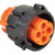 ITT Cannon - APD-69BS-HV - APD Series Code 6 Keyed Orange 4-Way High Voltage Plug Circ Conn|70473267 | ChuangWei Electronics