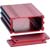 Box Enclosures - B1-040RD - 1.18 H X 2.5 W X 1.57 L RED ANODIZED 8 SCREWS 2 PLATES ALUMINUM ENCLOSURE|70020229 | ChuangWei Electronics