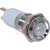Wamco Inc. - WL-192A035W - BRIGHT CHROME LED IND 10MM 24VDC WHT.SUNLHT|70117737 | ChuangWei Electronics