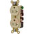Hubbell Wiring Device-Kellems - HBL5352I - Ivory Back/Side Wired Flush Nylon Face 5-20R 20A 125V 2-Pole 3-Wire Ground|70407708 | ChuangWei Electronics