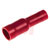 RS Pro - 534317 - Red 4.3mm Bullet Dia. 22 - 16 AWG Insulated Female Crimp Bullet Connector|70639599 | ChuangWei Electronics