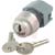 EAO - 704.123.0 - Chrome Alum Round Rest/MOM 2 Position Key Remove A W/Flange Keylock Actuator|70029753 | ChuangWei Electronics