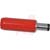 Switchcraft - 765 - Red Insulated Straight 2.5mm,IDPinSize Mini Plug Power AV Conn|70214509 | ChuangWei Electronics