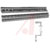Bud Industries - PMR-2331 - 24.5 in. Black Steel Mounting Rail, Panel|70148517 | ChuangWei Electronics