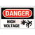 Panduit - PPS1014D81 - with symbol HIGH VOLTAGE DANGER Header Polyester Adhesive Sign|70386635 | ChuangWei Electronics