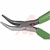 Apex Tool Group Mfr. - CN54G - Green 9/32 In. 7/16 In. 15/16 In. 5 In. Curved Long Nose Pliers Xcelite|70223467 | ChuangWei Electronics