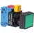 IDEC Corporation - HW2B-A2F10-G - Green Square, Extended Plastic Bzl 22mm 1 NO Maint?d Pushbutton Switch|70174100 | ChuangWei Electronics