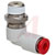 SMC Corporation - KSL03-34S - Push In 5/32 in NPT 1/8 Male Pneumatic Elbow Threaded-to-Tube Adapter|70073143 | ChuangWei Electronics