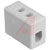 Altech Corp - CB6/1 - 300V 30A White 22-10AWG 1 TubularScrew Ceramic Euro TermBlk Conn|70077101 | ChuangWei Electronics
